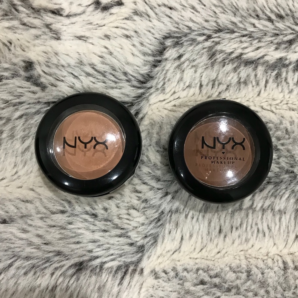 2 nyx single eyeshadows